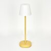 Lampe à poser Maza LED Jaune, 1 lumière