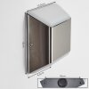 Applique murale d'extérieur Yobo LED Acier inoxydable, 1 lumière