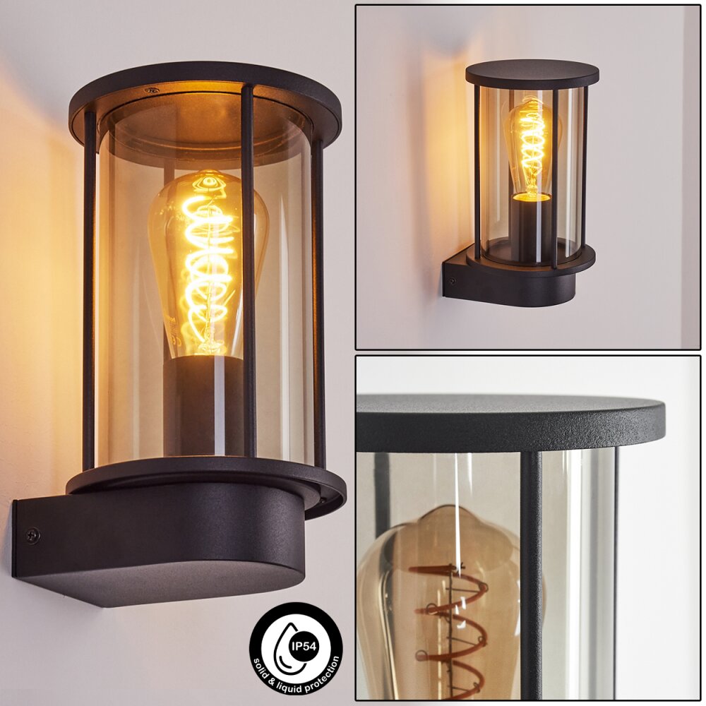 Applique murale d'extérieur Sumalao Noir, 1 lumière main product photo