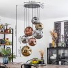 Suspension Cabreiro Argent Oxydé, 7 lumières