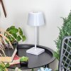 Lampe à poser Burzaco LED Blanc, 1 lumière, Changeur de couleurs