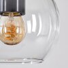 Suspension Verre 15 cm Koyoto Clair, 3 lumières
