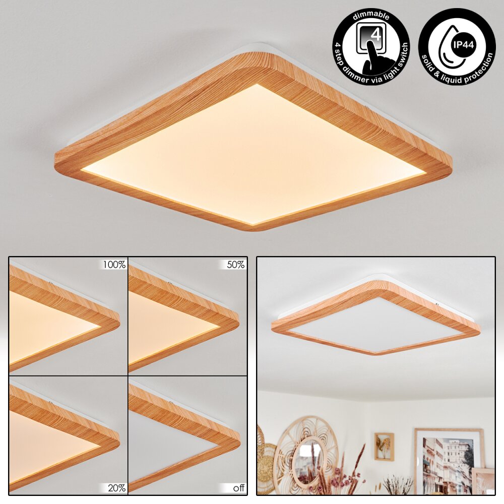 Plafonnier Siguna LED Couleur bois, 1 lumière main product photo