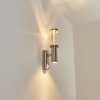 Applique murale d'extérieur Natalia Acier inoxydable, 2 lumières