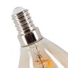 E14 LED 4 watt 2200 kelvin 220 lumen Ambre, 1 lumière