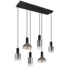 Suspension Globo CLASSIS Noir, 6 lumières