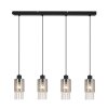 Suspension Globo BACKEY Noir, 4 lumières