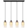 Suspension Globo BACKEY Noir, 4 lumières