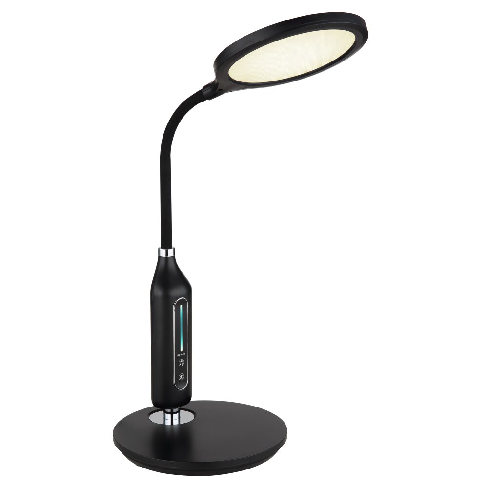 Lampe de table Globo FRUGGY LED Chrome, Noir, 1 lumière main product photo