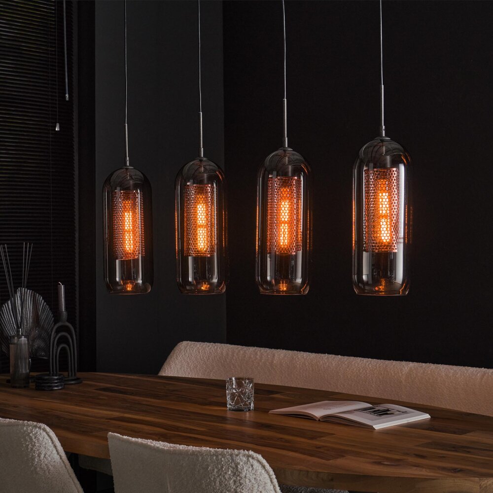lustre Lalora Anthracite, 4 lumières main product photo