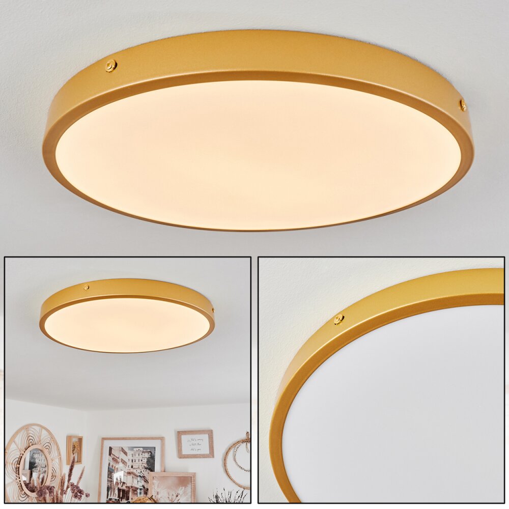 Plafonnier Broglen LED Laiton, 1 lumière main product photo