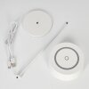 Lampe à poser Kouvi LED Blanc, 1 lumière