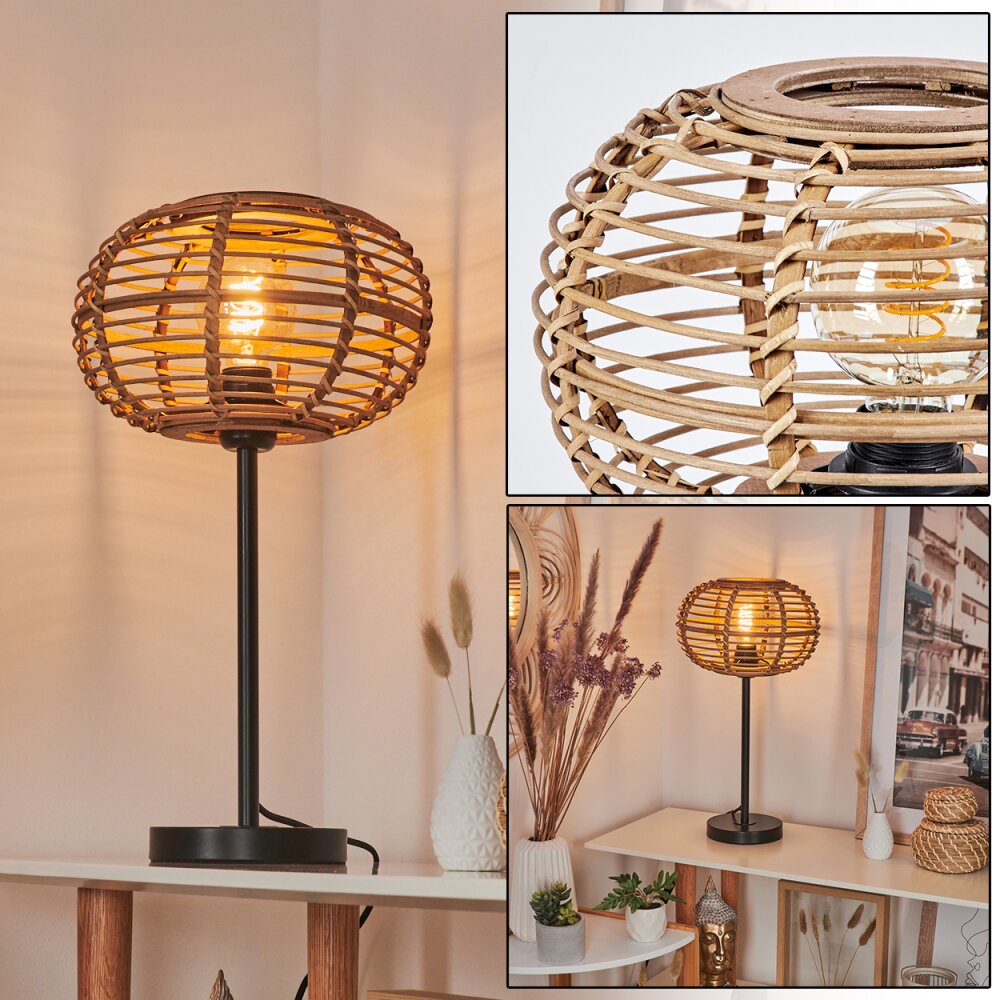 Lampe de table Manteau Noir, 1 lumière main product photo