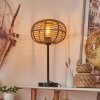 Lampe de table Manteau Noir, 1 lumière
