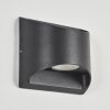 Applique murale d'extérieur Suriyaco LED Noir, 2 lumières