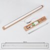 Suspension Mixto LED Écru, 1 lumière
