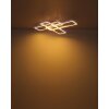 Plafonnier Globo SALMOS LED Aluminium, Gris, Argenté, 2 lumières, Télécommandes, Changeur de couleurs