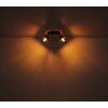 Applique murale Globo MILLEY Laiton, Noir, 2 lumières