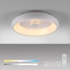 Plafonnier Leuchten-Direkt VERTIGO LED Blanc, 1 lumière, Télécommandes