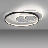 Plafonnier Paul Neuhaus MAILAK LED Noir, Blanc, 2 lumières