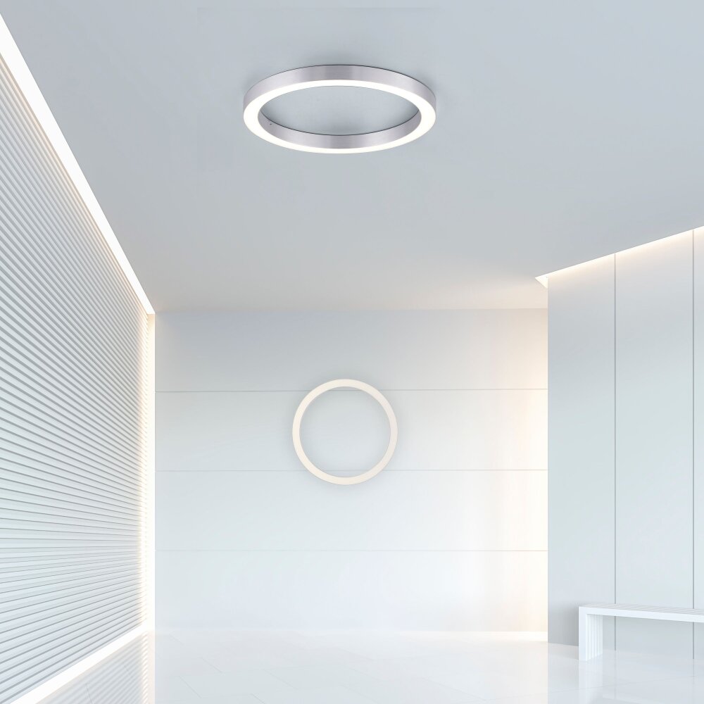 Plafonnier Paul Neuhaus PURE-LINES LED Argenté, 1 lumière, Télécommandes main product photo