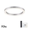 Plafonnier Paul Neuhaus PURE-LINES LED Argenté, 1 lumière, Télécommandes