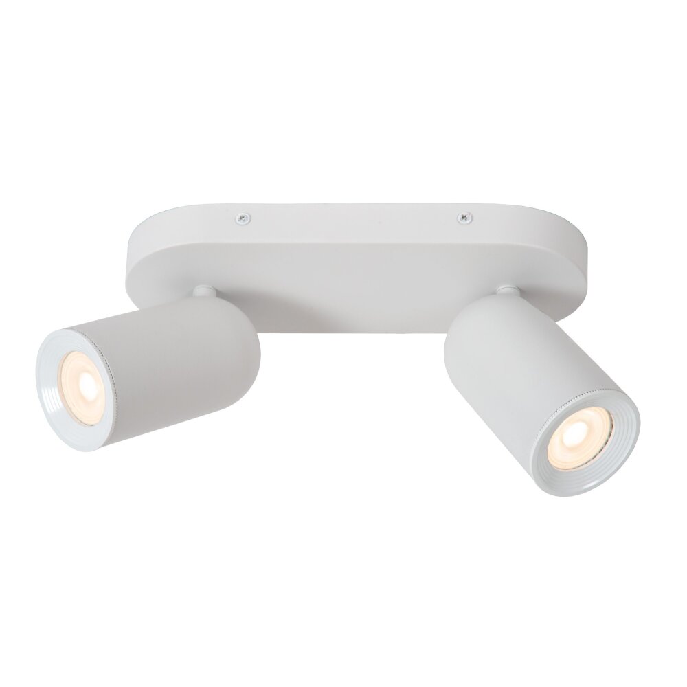 Plafonnier Lucide PUNCH Blanc, 2 lumières main product photo