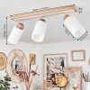 Plafonnier Represita Écru, Blanc, 3 lumières