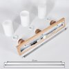 Plafonnier Represita Écru, Blanc, 3 lumières