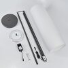 Lampadaire Coquimbito LED Noir, 2 lumières