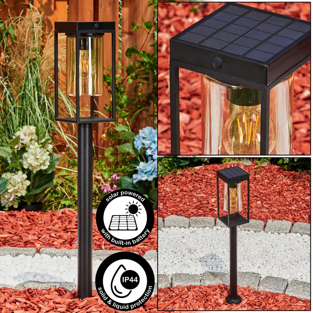 Borne lumineuse Palanga LED Noir, 1 lumière main product photo