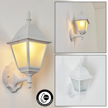 Applique murale d'extérieur Naofe Blanc, 1 lumière Applique murale d'extérieur Naofe Blanc, 1 lumière