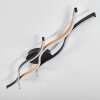 Plafonnier Fuliola LED Noir, 1 lumière