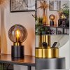 Lampe de table Flawil Laiton, Noir, 1 lumière