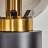 Lampe de table Flawil Laiton, Noir, 1 lumière