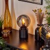 Lampe de table Flawil Noir, 1 lumière