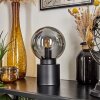 Lampe de table Flawil Noir, 1 lumière