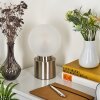 Lampe de table Flawil Nickel mat, 1 lumière