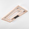Plafonnier Surisultana LED Bois clair, 2 lumières