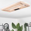 Plafonnier Surisultana LED Bois clair, 2 lumières