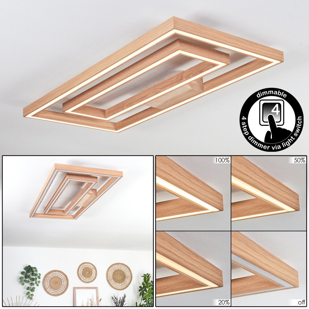 Plafonnier Surisultana LED Écru, 2 lumières main product photo