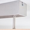 Plafonnier Llevallol LED Écru, Nickel mat, 1 lumière