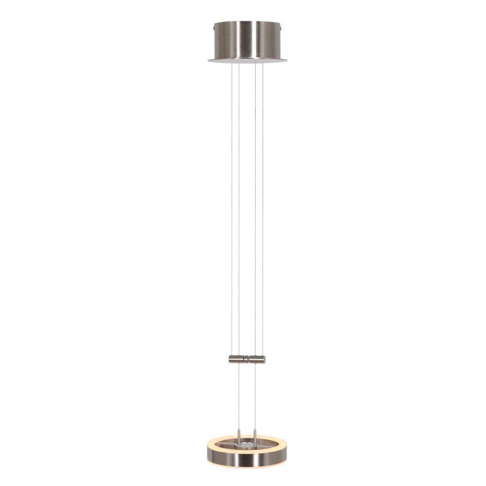 Suspension Steinhauer Piola LED Acier brossé, 2 lumières main product photo