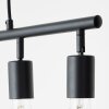 Suspension Brilliant Tiffany Noir, 5 lumières