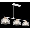 Suspension Globo VITIANO Brun, Blanc, 3 lumières