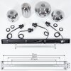 Suspension Talok Fumé, 4 lumières