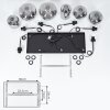 Suspension Talok Fumé, 6 lumières