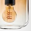 Suspension Verre 15 cm Lauden Ambre, Clair, 4 lumières