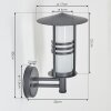 Applique murale d'extérieur Forli Anthracite, 1 lumière