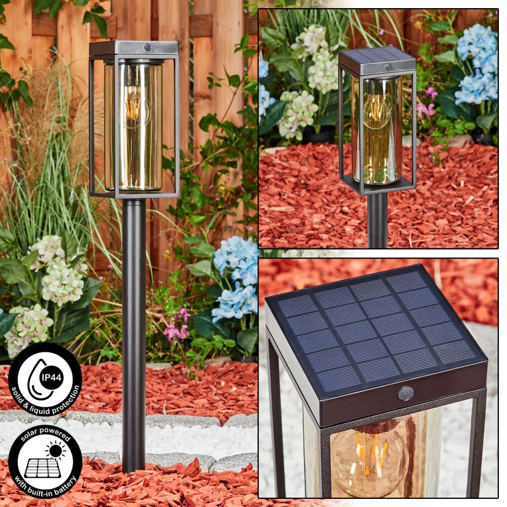 Borne lumineuse Palanga LED Noir, 1 lumière main product photo